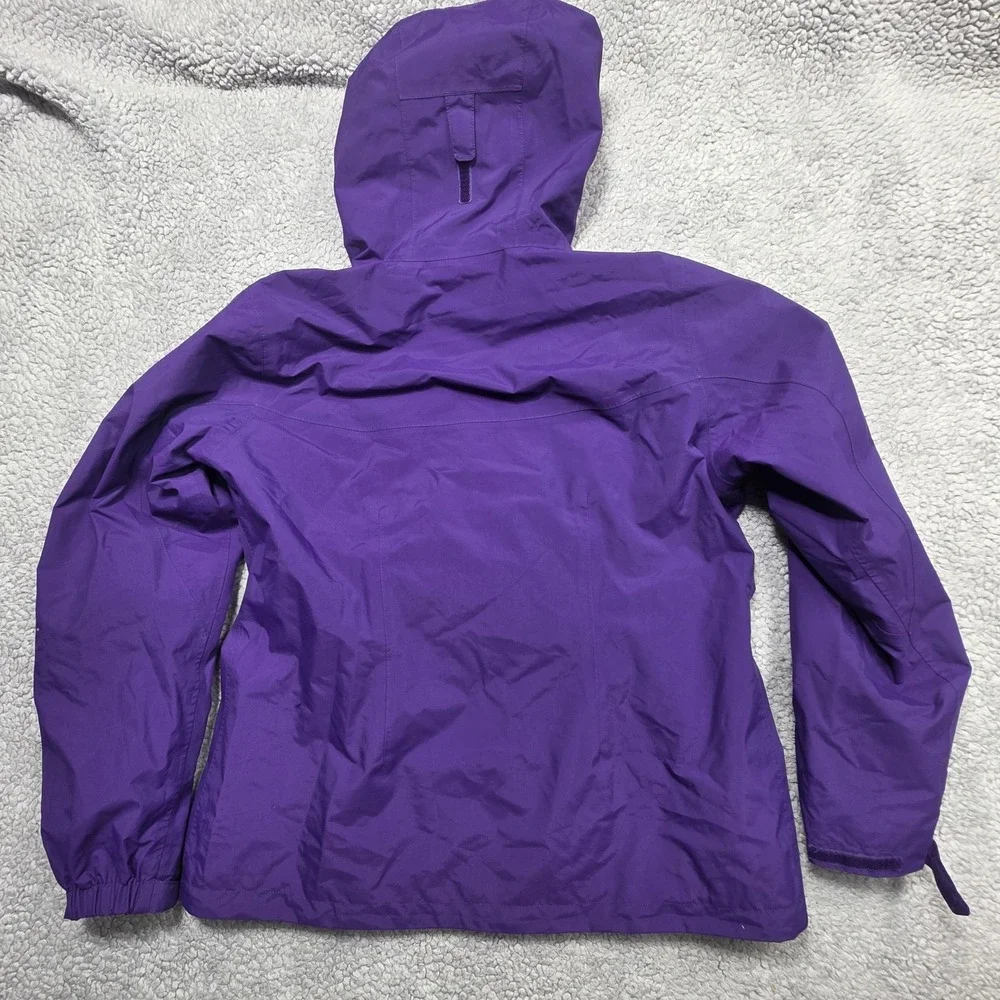 Women Marmot Lightweight Windbreaker Full‎ Zip Jacket Eize Large Purple Coat - Picture 9 of 11